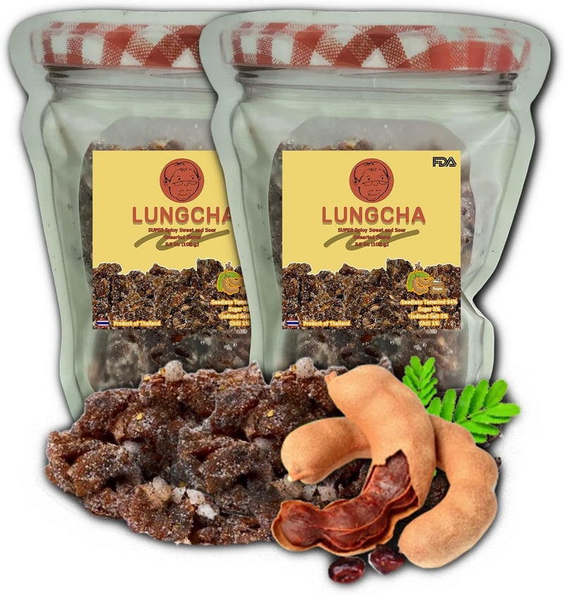 Lungcha Super Spicy & Sour Tamarind Snack - Image 1